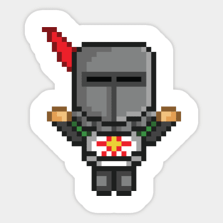 Dark Souls, pixel Solaire of Astora Sticker